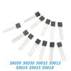 100PCS Transistors Set 2N2222 2N3904 2N3906 2N5401 2N5551 5 Types Transistors Kit NPN PNP 20pcs Each Values Electronics Kit