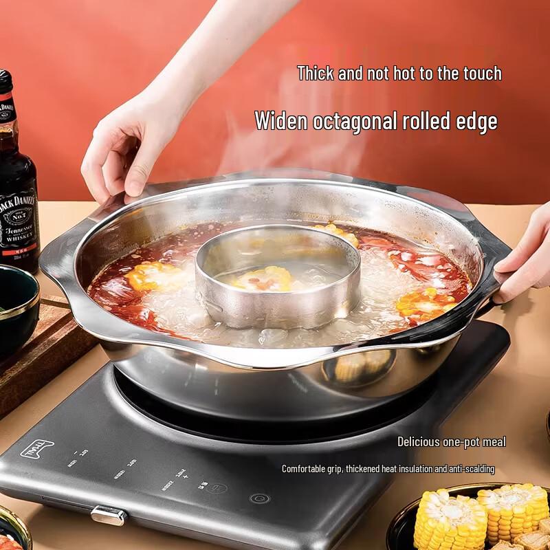 Naijiang Edelstahl geteilter Hot Pot
