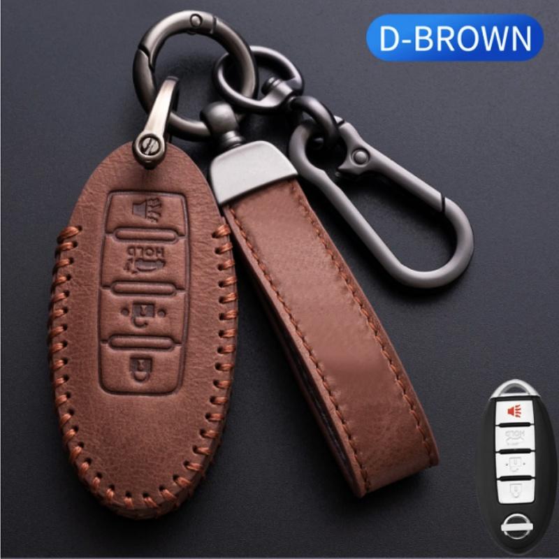 

4 Buttons Car Key Case Cover For Nissan Leaf Micra Qashqai J11 J10 X Trail T32 Versa Note Patrol Key Fob Cover Accessories For Nissan