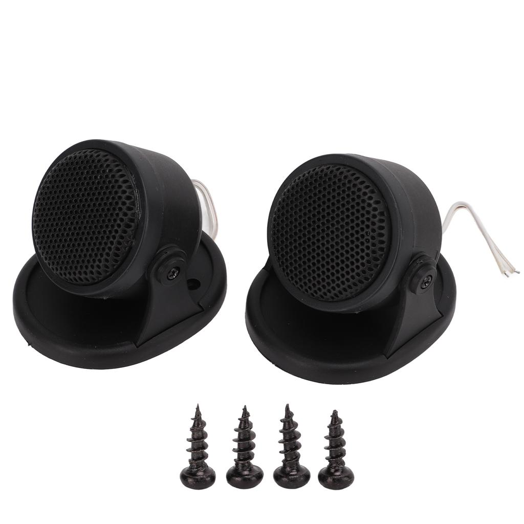 Buy Pair Car Mini Tweeters Audio Speakers 101dB 5‑20KHz Silk Dome Black