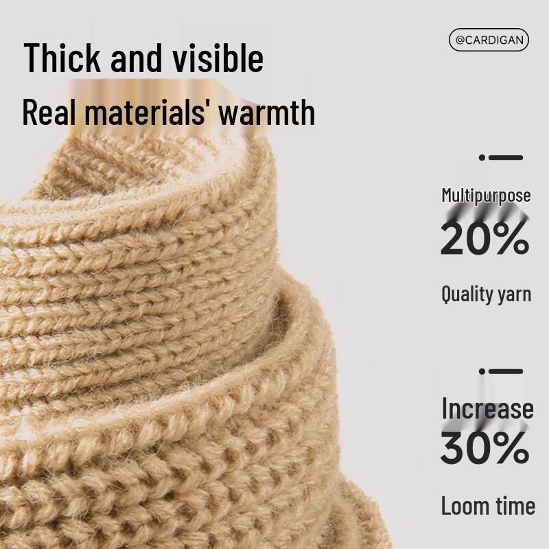 Mark Fairwhale Men's V-Neck Loose Knit Cardigan