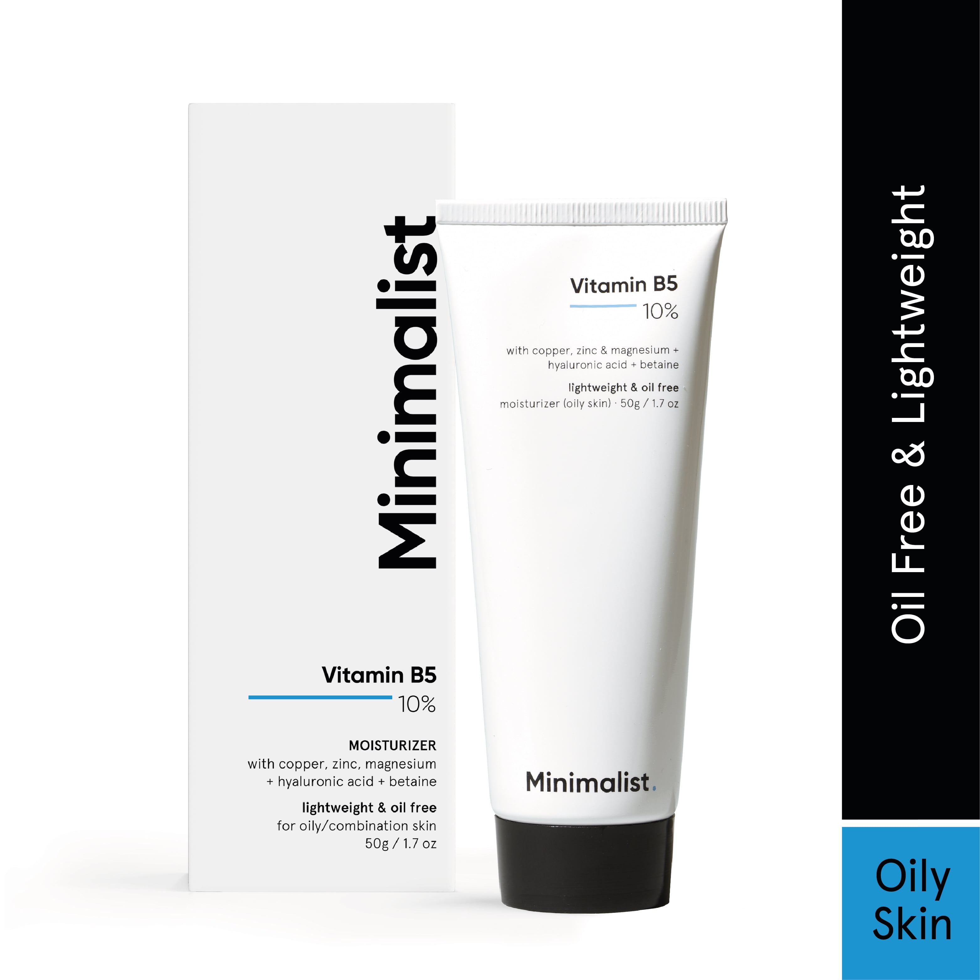

Minimalist Vitamin B5 10% Moisturiser for Oily Skin