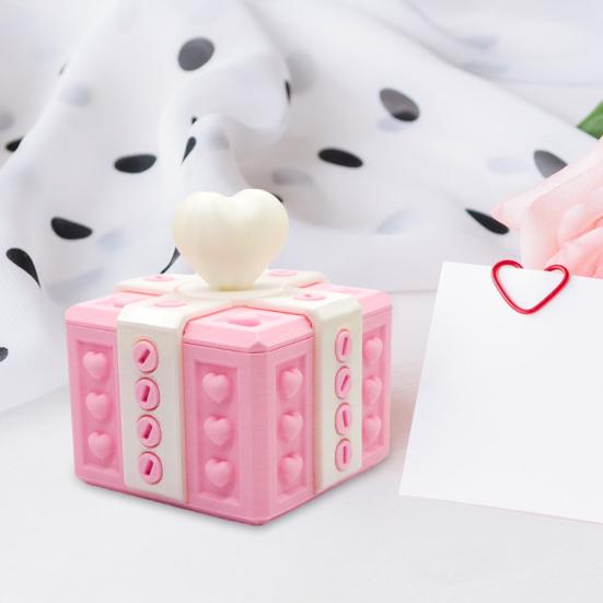 Annoying Gift Box 3D Printed Puzzle Gift Box Reusable Prank Screw Present Boxes Novelty Money Card Container for Birthday Christmas