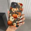 Maple Leaf Pumpkin Pattern Phone Case For iPhone 17 16 15 14 13 12 11 Pro Max 17 Air 16E XS X XR 7 8 Plus Shockproof Soft Cover