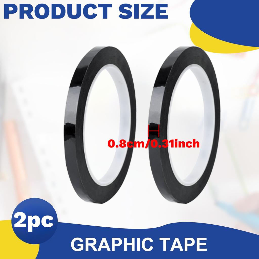 Black High-temperature Light-blocking Tape, PET Light Strip, LCD Screen Light-blocking, Mobile Phone Display