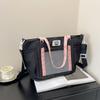 Large Capacity Messenger Bag Nylon School Tote Bag New Transparent Itabag  Handbags