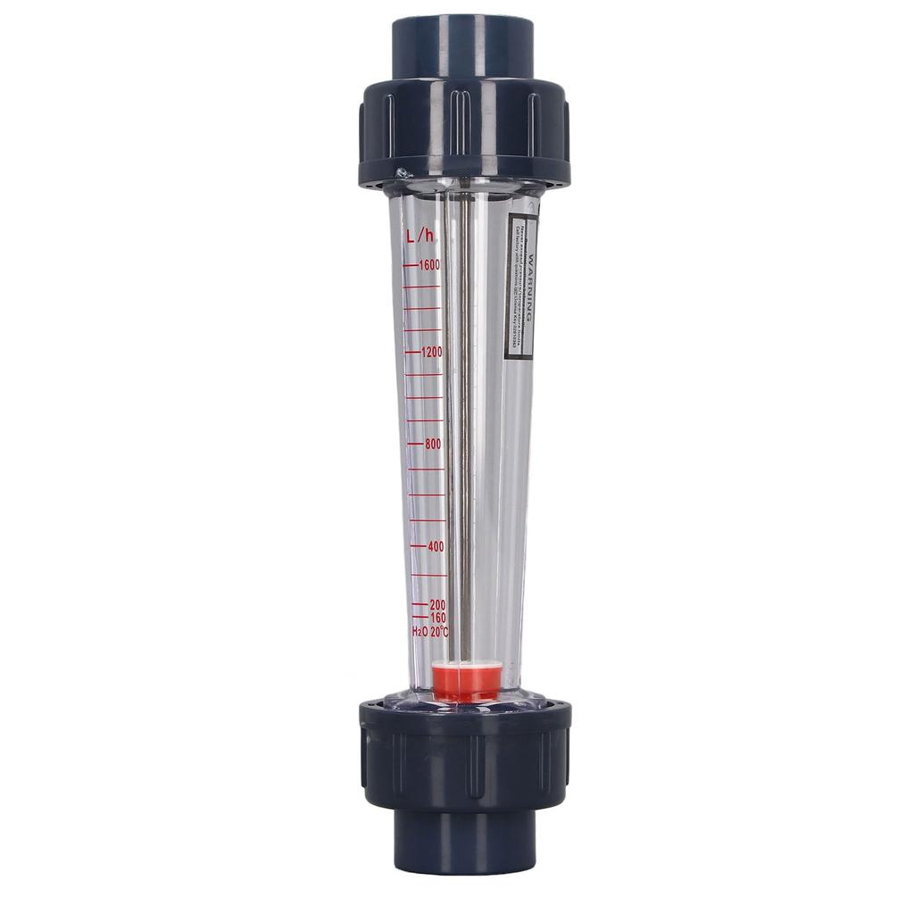 Plastic Tube Liquid Flowmeter High Accuracy Large Range Acid Alkali Resistance Water Flow Meter Gauge