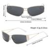 New Punk Goggle Women Sunglasses Men Y2K Sports Designer Driving Sun Glasses Steampunk Glasses Shades Eyewear Mirror Eyeglasses