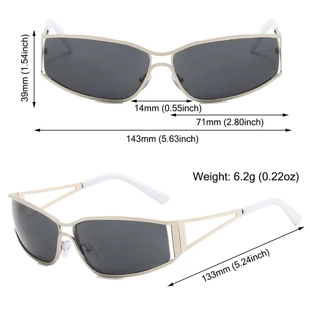 New Punk Goggle Women Sunglasses Men Y2K Sports Designer Driving Sun Glasses Steampunk Glasses Shades Eyewear Mirror Eyeglasses