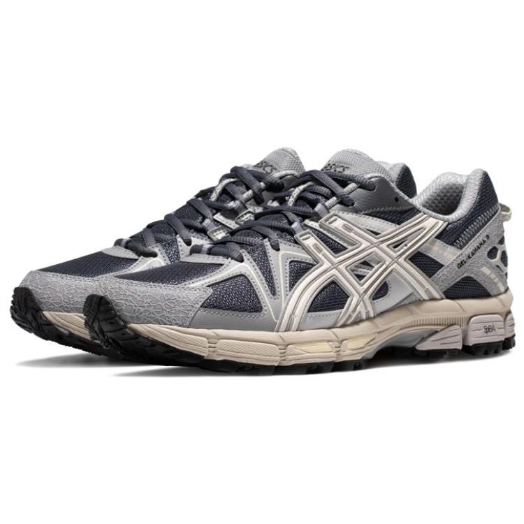 Asics Gel-Kahana 8 Komfortabel Mote Stoff Syntetisk Lær Lavsko Casual Urban Pendling Løpesko Herre joggesko Grå Svart Brun 1011B109-031