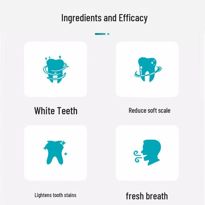 NICE Natural Salt Whitening Toothpaste, Fresh Breath & Odor Removal, 2 X 120g