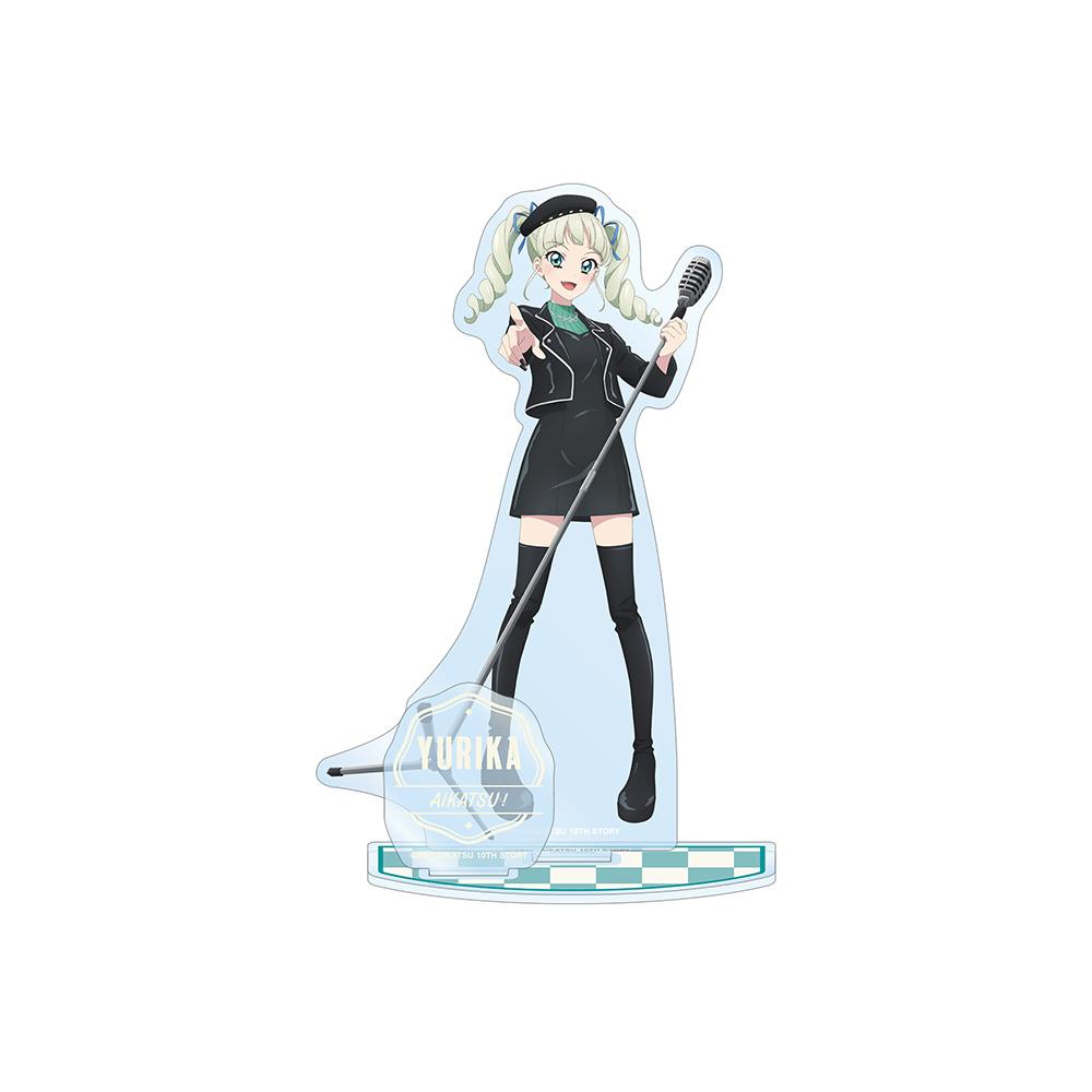 

Aikatsu! Ichigo Aoi Ran Yurika Seira Kii Double insertion HD Characters Stand Desktop Decor anime goods desk ornament Fans Gifts 15 cm