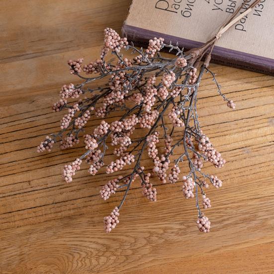 4 Pcs Artificial Berry Stems Faux Fruit Branch Realistic Fake Plants Ornaments for Christmas Wreath Crafts Wedding Party Winter Home Decor