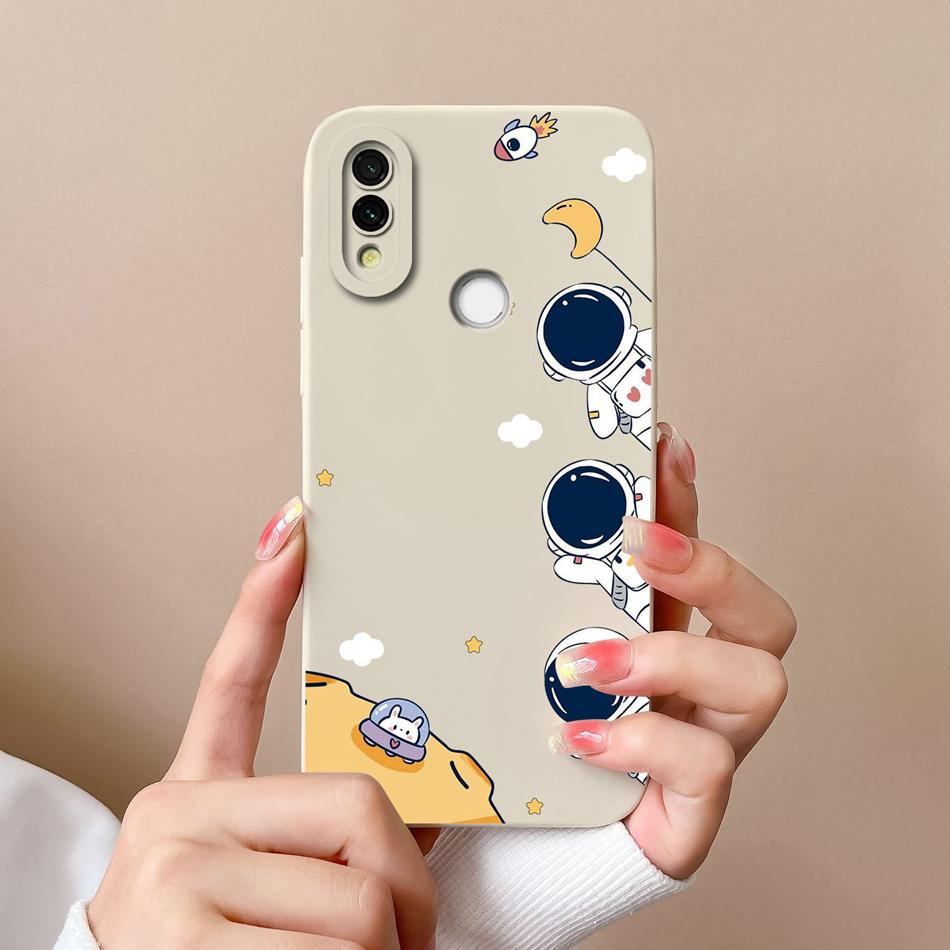 Case For Xiaomi Redmi 7 Cute Candy Painted Cover For Redmi7 Soft Liquid Silicone Upgrade Lens Protection Anti Drop Phone Shell