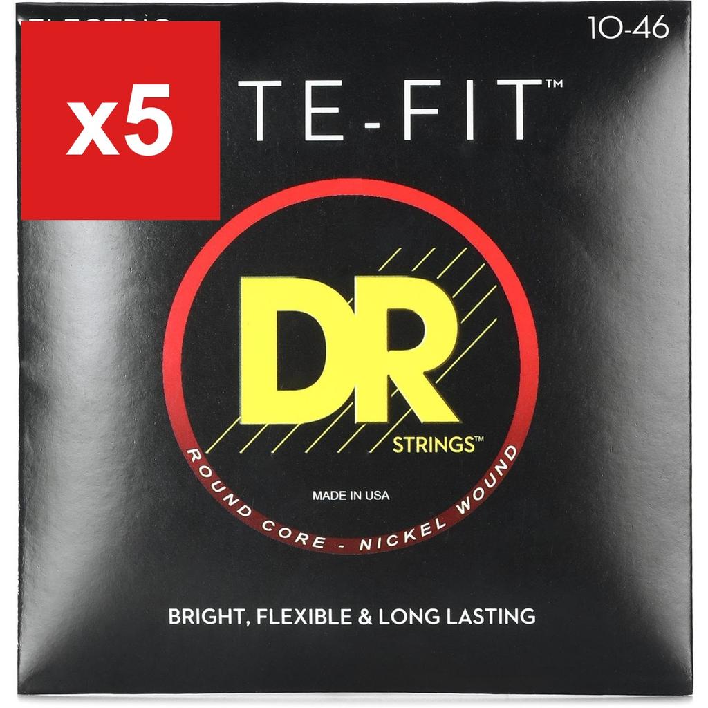 Electric Guitar Strings DR Strings TITE-FIT Nickel Plated Medium .010-.046 MT-10