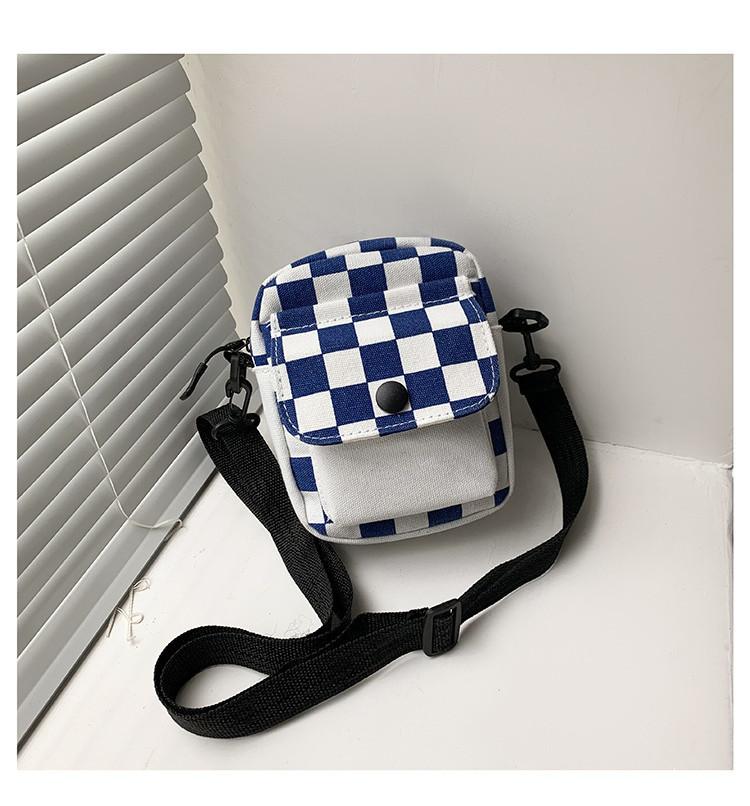 Urban Chic Quilted Small Crossbody Bag For Women Soft Polyester Canvas