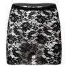 Women See Through Sexy Nightclub Mini Long Wrap Hips Skirt Female Hollow Lace Black Pleated Skirts for Women Summer