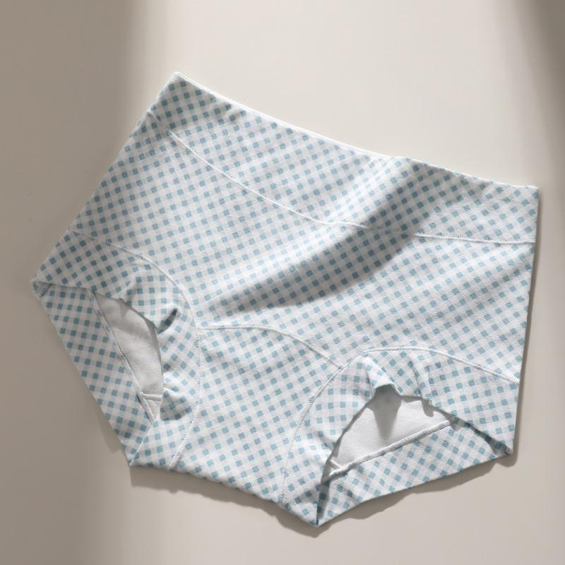 Plus Size Women's Pure Cotton 10A Antibacterial Extended and Wide Crotch Skin Friendly and Comfortable Flat Angle Underwear