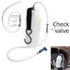 1L Brake Fluid Bleeder Kit with Non-Return Valve & Hook - Car Motorcycle One Person Bleeding Tool