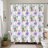 Whimsical Cute Cartoon Shower Curtain Waterproof Bathroom Liner Novelty Print Shower Decor Gift Ideas for Kids Bathroom Accents