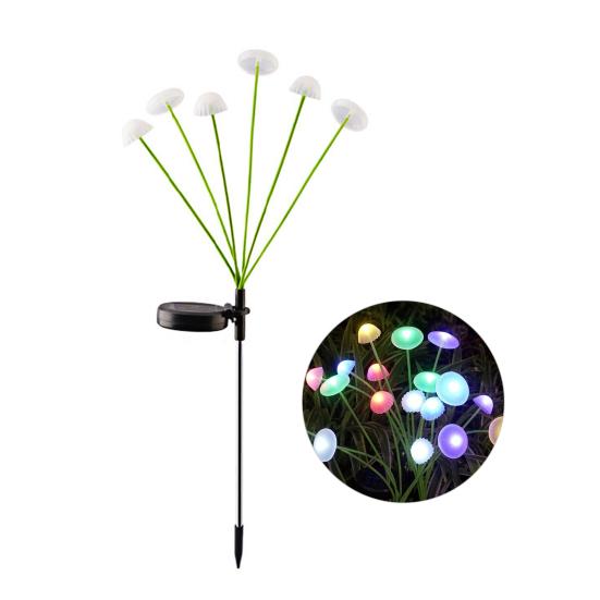 Yousheng Solar Garden Lights LED Solar Mushroom Light Waterproof Outdoor Fairy Light for Yard Patio Pathway Decor