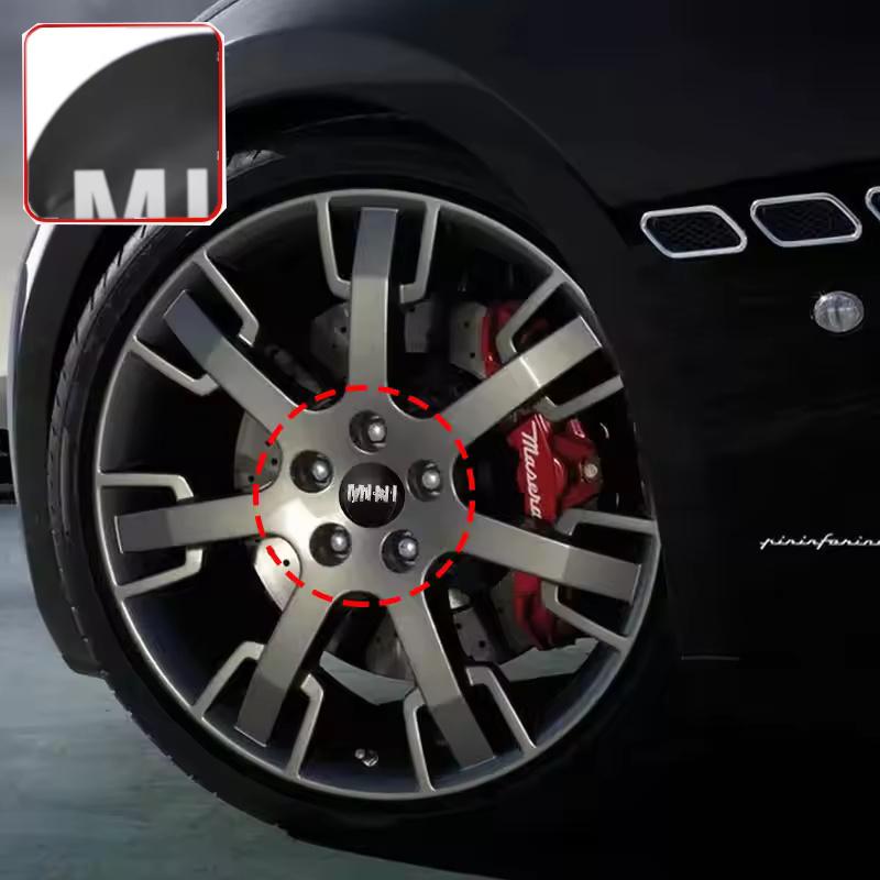 4pcs 56mm Car Wheel Center Caps Hub Cover Stickers for Cooper One S Clubman R50 R53 R56 R60 F55 F56 R57 R59 Wheel Accessories