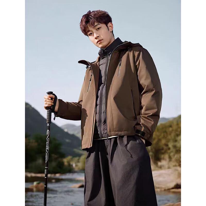 YAYA Unisex 2025 Stormproof Hooded Short Down Jacket