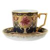 Noritake Coffee Cup Saucer 160cc Homage Collection Colored Rose Pattern Fine Porcelain & (Premium White) T2402/H-769