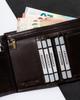 Men's Leather Wallet D1072-RVT-2237 D.Brown