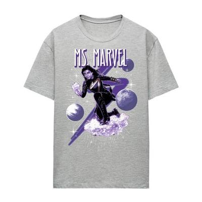 The Marvels Womens/Ladies Ms Marvel Comic Heather T-Shirt
