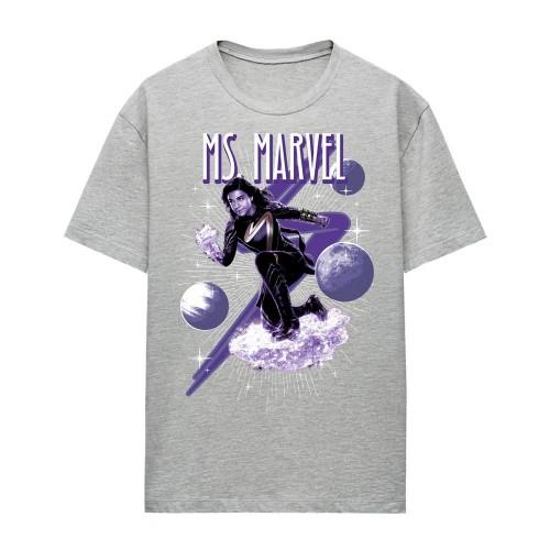 The Marvels Womens/Ladies Ms Marvel Comic Heather T-Shirt
