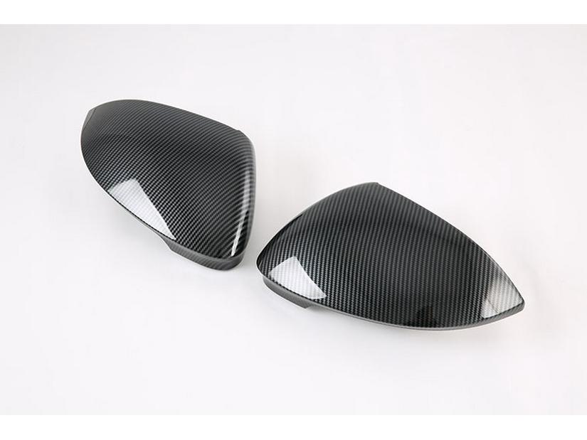 Carbon Fiber Pattern Rearview Mirror Covers for 2020-2025 Volkswagen Golf MK8
