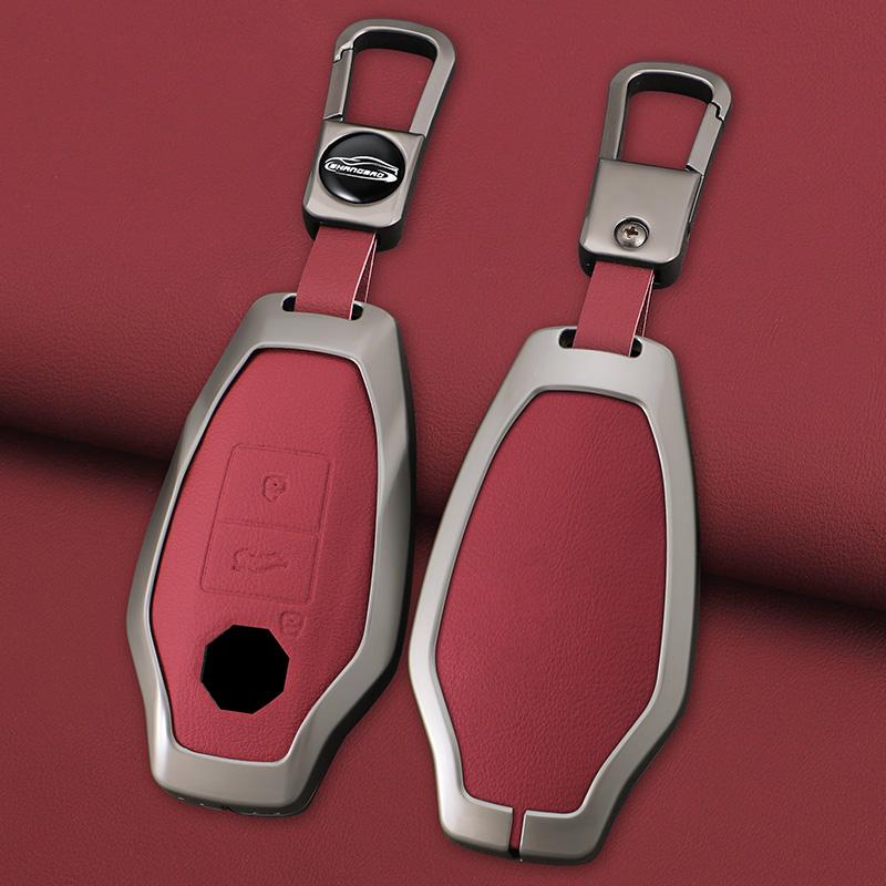 Zinc Alloy Car Key Cover Smart Keyless Remote Control Fobs Case Keychian Holder Auto Interior Accessories for MG 7 MG7 MG-7 2023