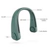 Hanging Neck Fan Portable Lazy Leafless Hanging Neck Fan Cooling Mute Outdoor Sports Portable USB