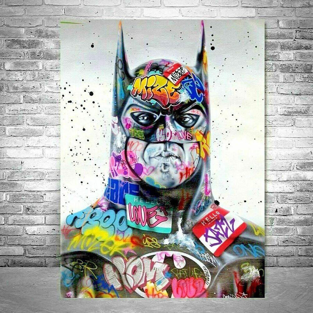 Batman tapestry graffiti art 75x100