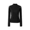 Giovanni Valentino Women's Slim Fit Semi-High Collar Knit Top