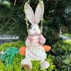 35cm Easter Bunny Hanging Figurine Cartoon Hanging Rabbit Statue  Festival Party