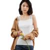 Plus Size Lace Trim Camisole: Slim Fit Spring/Summer Base Layer for Women