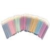 Shiny Crystal Disposable Eyelash Applicator 50pcs/Bag with Nylon Mascara Wands Spoolie Brushes for Lash Extension & Makeup Tools