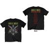 Guns N' Roses Pistols & Roses Official Tee T-Shirt Mens Unisex