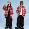 Kids' Hip Hop Plaid Shirt Jacket for Street Dance Performance