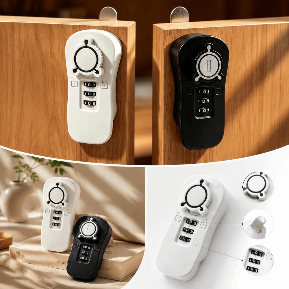 Three Digit Adjustable Password Cabinet Lock Metal Accessories Surface Anti Rust Cabinet Lock Solid Plastic Rotating Cam