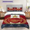 "Design dello stemma dell'Arsenal Football Club" Set da tre pezzi (1 * copripiumino + 2 * federa, senza nucleo) Set di Biancheria da Letto Morbido e Confortevole 2DFlat