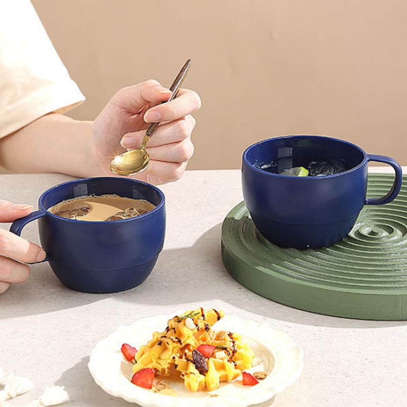 Plastic Coffee Cups 6-Pack Family And Children'S Not Easy To Break Suitable For Outdoor Camping