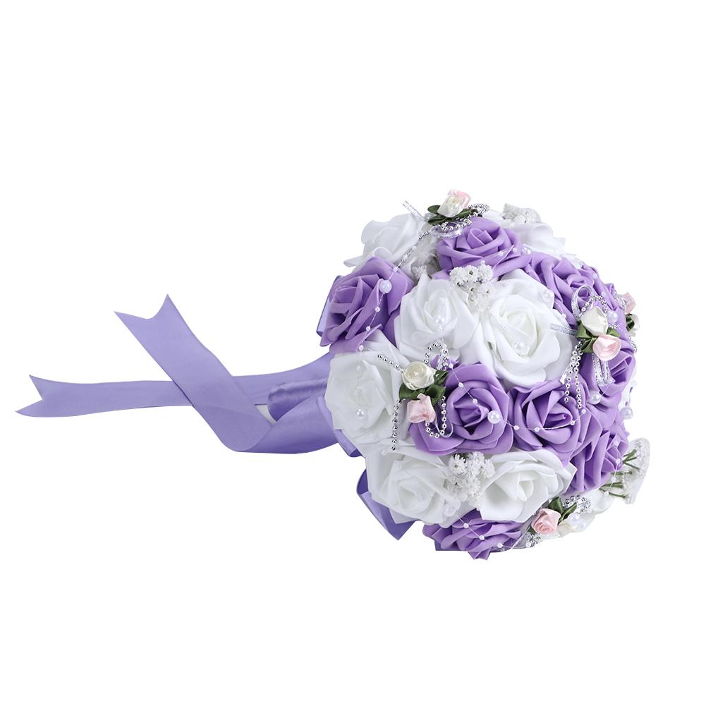Umělé svatební kytice Simulace Svatební Holding Květinové dekorace Svatební potřeby