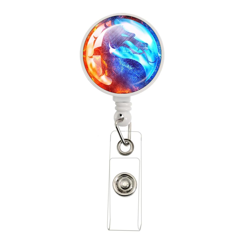 New Mortal Kombat Games Retractable Badge Reel ID Card Name Card Display Tag Staff Card Badge Holder Accessories Gifts