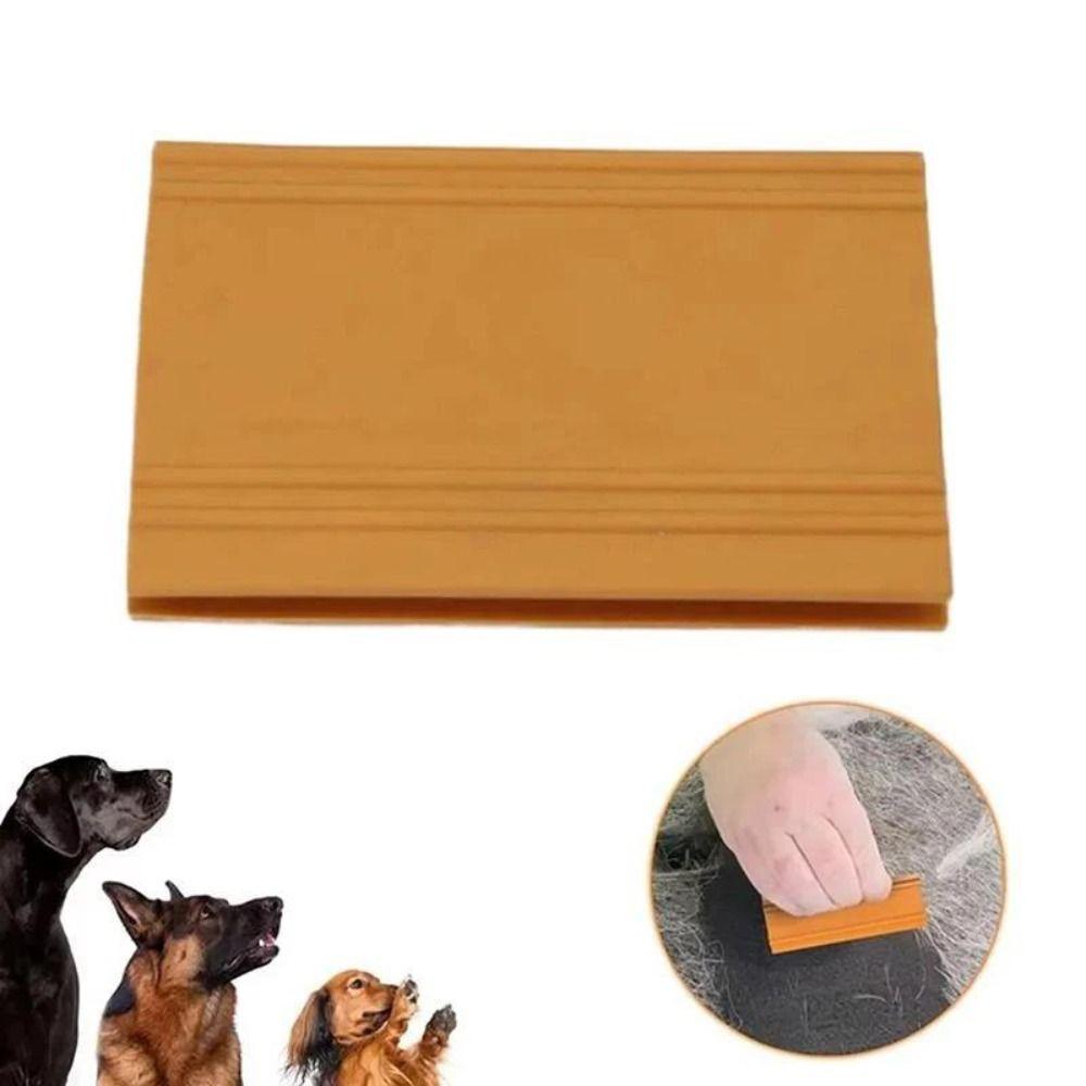 Mini Cat Dog Hair Scraper Easy Grip Carpet Scraper Convenient Pet Hair Remover  for Couch Trimmer