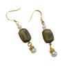 Agarwood Natural Pearl Earrings: Elegant Chinese Style Gift for Mom or Girlfriend, Inspired by Xiaohongshu.