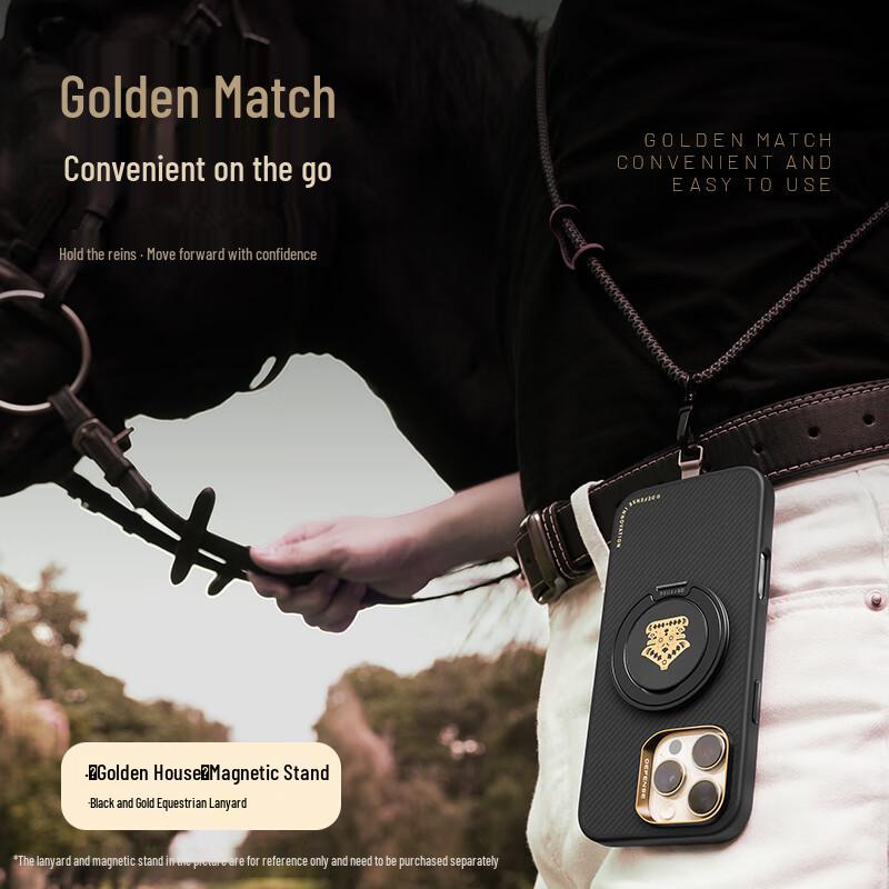 Juesai Kevlar Magnetic Full-Wrap Phone Case for iPhone 16 Pro/Max