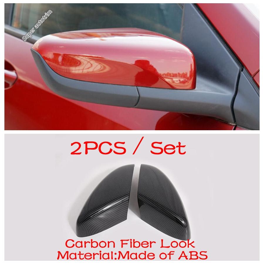 Car Rearview Mirror Shell Cap Cover Trim For Chevrolet Cavalier ONIX  - 2024 ABS Chrome / Carbon Fiber Exterior Accessories
